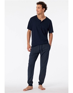 Пижамные брюки, темно-синий Schiesser