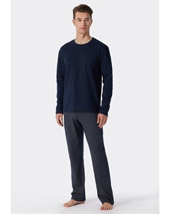 Пижама, темно-синий Schiesser