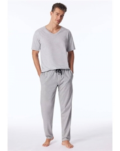 Пижамные брюки, серый Schiesser