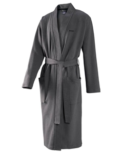 Халат, цвет bademantel uni piqué herren-kimono 50/52, anthrazit Joop