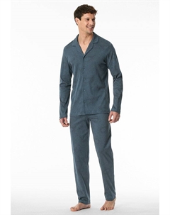 Пижама, цвет blaugrau Schiesser