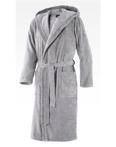 Халат, цвет bademantel herren-kapuze 50/52, silber Joop