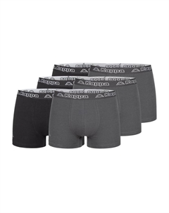 Боксерские трусы, цвет boxershorts 6er pack 3x schwarz 3xanthrazit Kappa