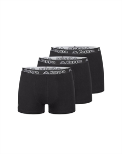 Боксерские трусы, цвет boxershorts 3er pack 3x schwarz Kappa