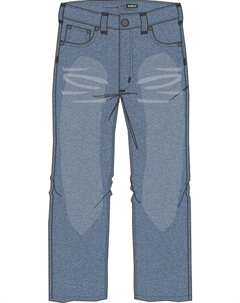 Джинсы , синий Carhartt