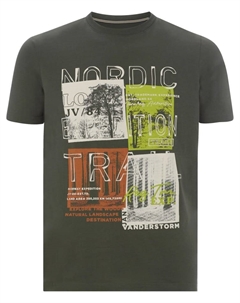 Футболка, оливковый Jan vanderstorm