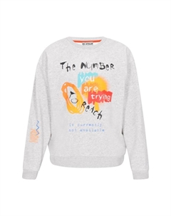 Толстовка, серый меланж Mo