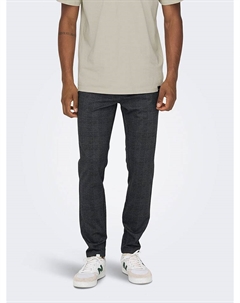 Чинос, антрацит Only & sons