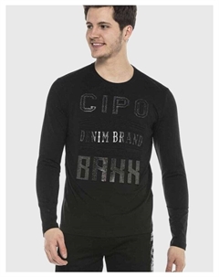 Функциональный лонгслив, черный Cipo&baxx
