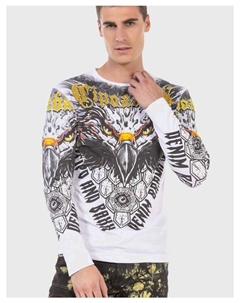 Функциональный лонгслив, белый Cipo&baxx