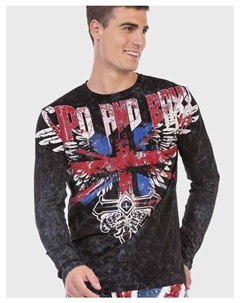 Функциональный лонгслив, черный Cipo&baxx