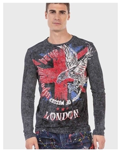 Функциональный лонгслив, черный Cipo&baxx