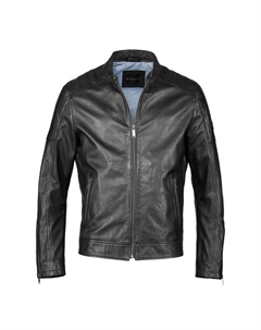 Кожаная куртка, черный Bugatti