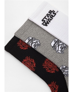 Носки STAR WARS 3 PAIRS, черный Pull & bear