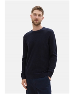 Пуловер, темно-синий Tom tailor