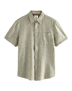 Повседневная рубашка Regular fit Button Up Shirt, оливковый Next