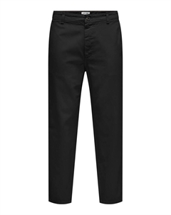 Брюки чинос Tapered Chino Pants ONSLOU, черный Only & sons