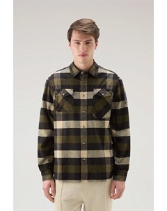 Рубашка, цвет khaki/schwarz/beige Woolrich