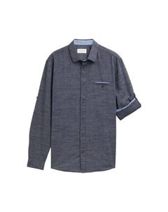 Рубашка, темно-синий Tom tailor