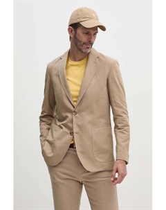 Пиджак из смешанного льна, бежевый Tommy hilfiger