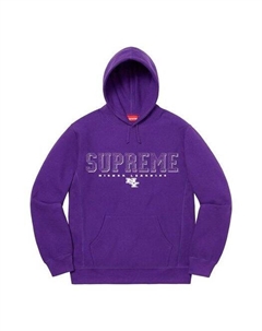Толстовка ss20 week 3 gems hooded sweatshirt, фиолетовый Supreme