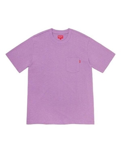 Футболка ss20 week 1 s/s pocket tee basic short sleeve purple t-shirt, фиолетовый Supreme