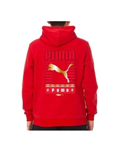 Толстовка series back printing sports pullover red, красный Puma