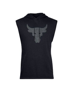 Толстовка sleeveless fleece versatile jumper men's black, черный Under armour