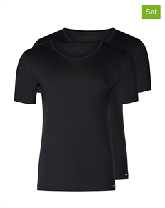 Футболка, черный Skiny