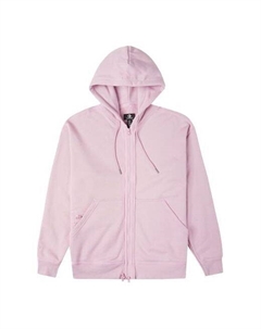 Куртка solid color zipper long sleeves hooded jacket 'pink purple', розовый Converse