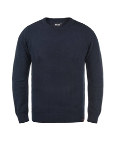 Вязаный свитер, темно-синий Indicode