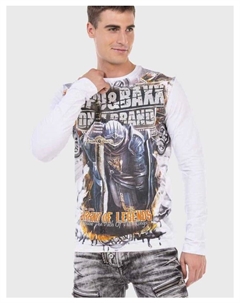 Функциональный лонгслив, белый Cipo&baxx