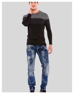 Пуловер, цвет black-grey Cipo&baxx