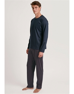 Пижамный комплект SET, темно-синий Calida