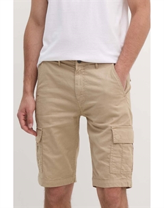 Шорты из смесового льна, бежевый Guess