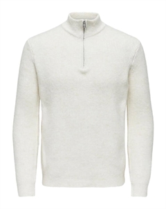 Вязаный свитер, белый Only & sons