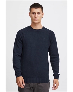 Вязаный свитер, темно-синий Indicode