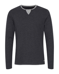 Лонгслив, темно-серый Blend