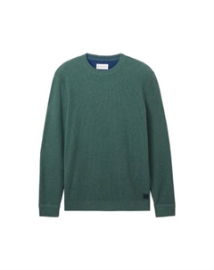 Пуловер, зеленый Tom tailor