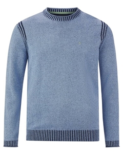 Пуловер, синий Jan vanderstorm