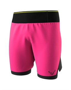 Шорты для бега DNA Ultra 2/1 Shorts, цвет Pink Glo/0910 Dynafit