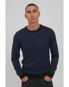 Вязаный свитер, средне-синий Blend