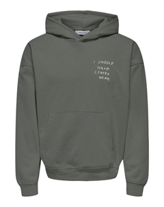 Толстовка, светло-серый Only & sons