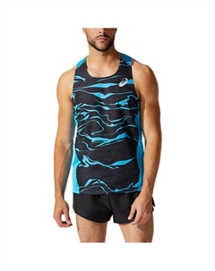 Майка мужская бирюзовый, зеленый Asics