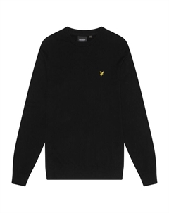 Вязаный свитер, черный Lyle & scott