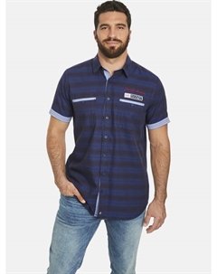 Рубашка, цвет dunkelblau kariert Jan vanderstorm