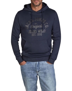 Пуловер, синий Jack & jones