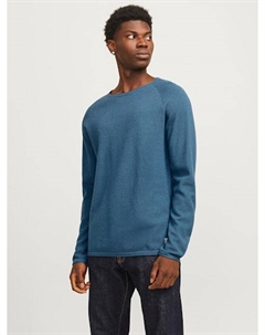 Пуловер, синий Jack & jones