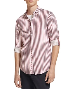 Рубашка, цвет bordeaux/weiß Scotch&soda