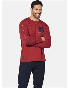 Лонгслив, красный Jan vanderstorm